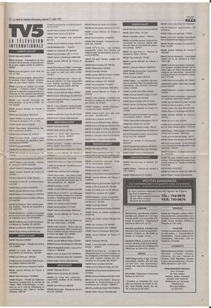Le Soleil de Colombie-Britannique, July 21, 1995, page 11