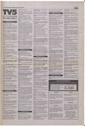 Le Soleil de Colombie-Britannique, July 14, 1995, page 11