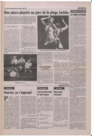 Le Soleil de Colombie-Britannique, July 14, 1995, page 9