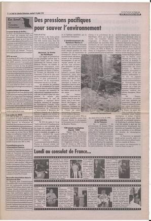 Le Soleil de Colombie-Britannique, July 14, 1995, page 3