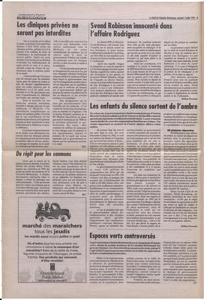 Le Soleil de Colombie-Britannique, July 7, 1995, page 4