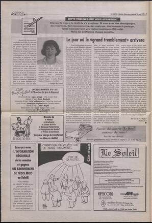 Le Soleil de Colombie-Britannique, May 26, 1995, page 2