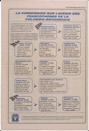 Le Soleil de Colombie-Britannique, April 21, 1995, page 12