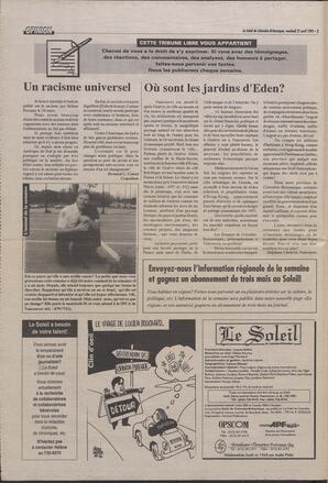Le Soleil de Colombie-Britannique, April 21, 1995, page 2