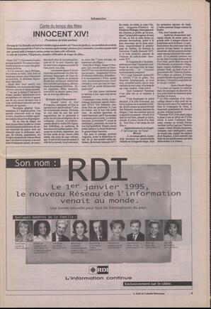 Le Soleil de Colombie-Britannique, January 4, 1995, page 5