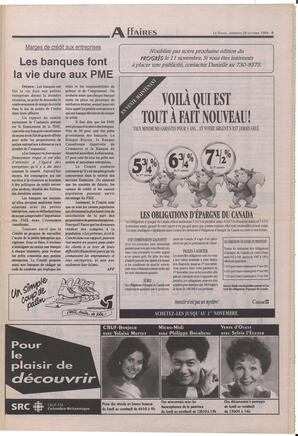 Le Soleil de Colombie-Britannique, October 28, 1994, page 5