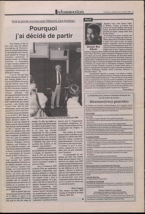 Le Soleil de Colombie-Britannique, October 21, 1994, page 3