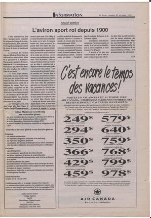 Le Soleil de Colombie-Britannique, September 30, 1994, page 9