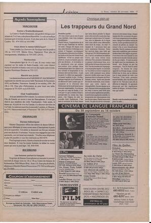 Le Soleil de Colombie-Britannique, September 30, 1994, page 7