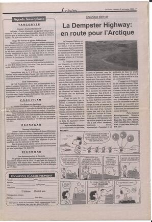 Le Soleil de Colombie-Britannique, September 9, 1994, page 7