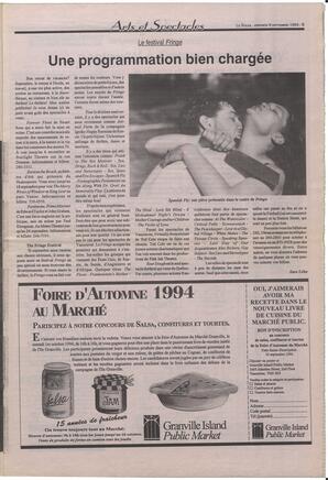 Le Soleil de Colombie-Britannique, September 9, 1994, page 5