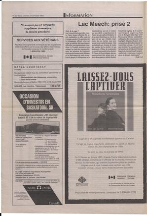 Le Soleil de Colombie-Britannique, September 9, 1994, page 4