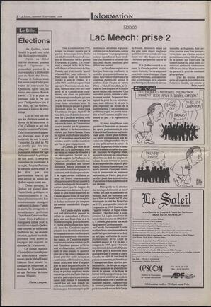 Le Soleil de Colombie-Britannique, September 9, 1994, page 2