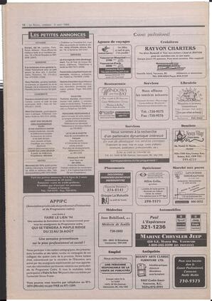 Le Soleil de Colombie-Britannique, August 5, 1994, page 12