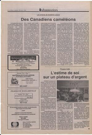 Le Soleil de Colombie-Britannique, July 29, 1994, page 4