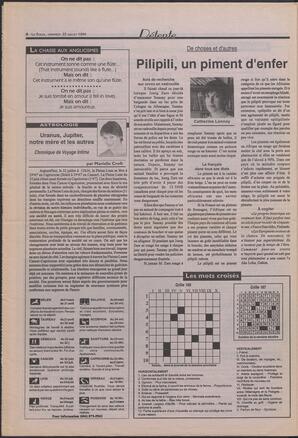 Le Soleil de Colombie-Britannique, July 22, 1994, page 8