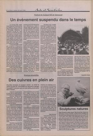 Le Soleil de Colombie-Britannique, July 22, 1994, page 6