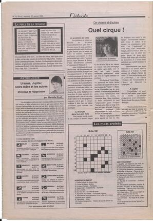 Le Soleil de Colombie-Britannique, January 21, 1994, page 8