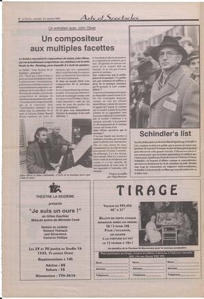 Le Soleil de Colombie-Britannique, January 21, 1994, page 6