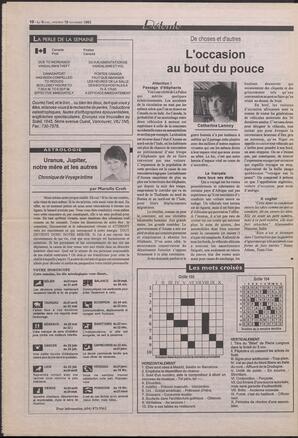 Le Soleil de Colombie-Britannique, November 19, 1993, page 10