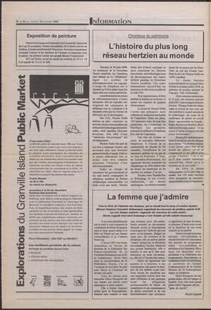 Le Soleil de Colombie-Britannique, November 19, 1993, page 4