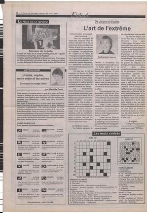 Le Soleil de Colombie-Britannique, July 23, 1993, page 10