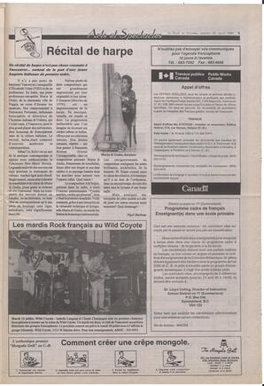 Le Soleil de Colombie-Britannique, July 23, 1993, page 9
