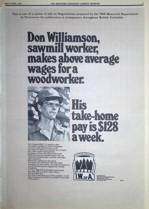   The Western Canadian Lumber Worker, Vol. XL No. 4, May-Jun. 1972   , page 7