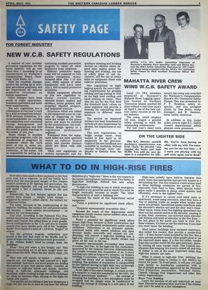   The Western Canadian Lumber Worker, Vol. XL No. 3, Apr.-May 1972   , page 5