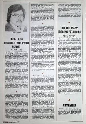   The Western Canadian Lumber Worker, Vol. XLVIII No. 7, Aug. 1980   , page 8