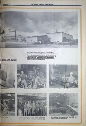   The Western Canadian Lumber Worker, Vol. XXXIX No. 11, Dec. 1971   , page 7