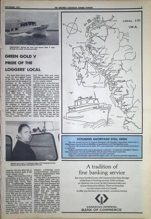   The Western Canadian Lumber Worker, Vol. XXXIX No. 10, Nov. 1971   , page 5