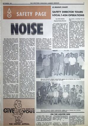   The Western Canadian Lumber Worker, Vol. XXXIX No. 9, Oct. 1971   , page 5