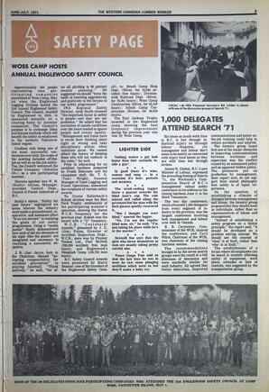   The Western Canadian Lumber Worker, Vol. XXXIX No. 6, Jun.-Jul. 1971   , page 5