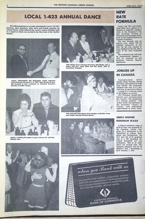   The Western Canadian Lumber Worker, Vol. XXXIX No. 6, Jun.-Jul. 1971   , page 2