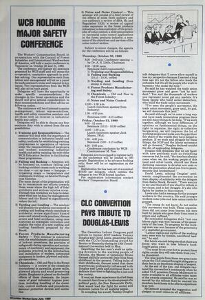   The Western Canadian Lumber Worker, Vol. XLVIII No. 6, Jun.-Jul. 1980   , page 8
