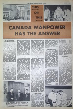   The Western Canadian Lumber Worker, Vol. XXXIX No. 2, Feb. 1971   , page 8