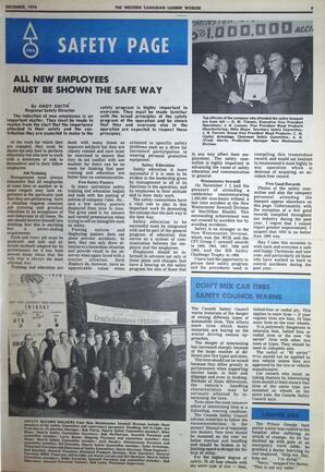   The Western Canadian Lumber Worker, Vol. XXXVIII No.9, Dec. 1970   , page 5