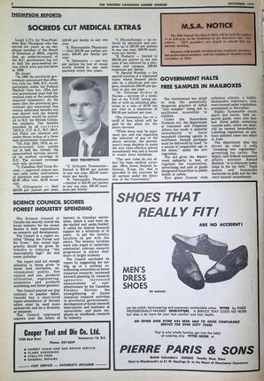   The Western Canadian Lumber Worker, Vol. XXXVIII No.8, Nov. 1970   , page 2