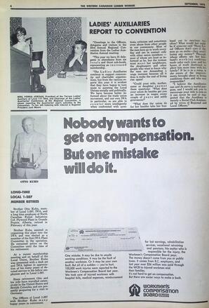   The Western Canadian Lumber Worker, Vol. XXXVIII No.6, Sep. 1970   , page 4