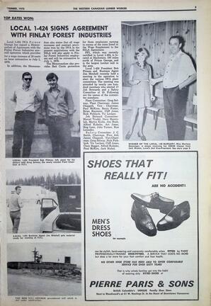   The Western Canadian Lumber Worker, Vol. XXXVIII No.6, Sep. 1970   , page 3