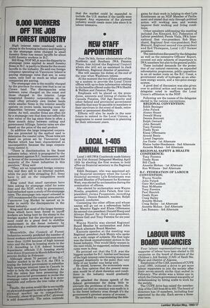  The Western Canadian Lumber Worker, Vol. XLVIII No. 5, May. 1980   , page 17