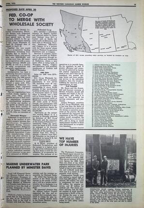   The Western Canadian Lumber Worker, Vol. XXXVIII No.4, Apr. 1970   , page 15