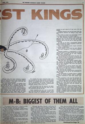   The Western Canadian Lumber Worker, Vol. XXXVIII No.4, Apr. 1970   , page 9