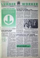The Western Canadian Lumber Worker, Vol. XXXVIII No.1, Jan. 1970