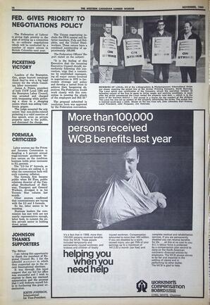   The Western Canadian Lumber Worker, Vol. XXXVII, No. 13, Nov. 1969   , page 10
