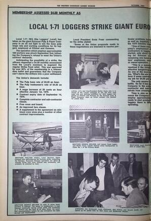   The Western Canadian Lumber Worker, Vol. XXXVII, No. 12, Oct. 1969   , page 8