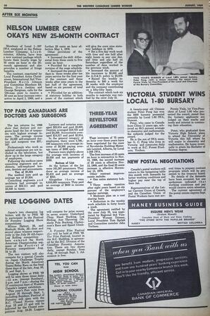   The Western Canadian Lumber Worker, Vol. XXXVII, No. 10, Aug. 1969   , page 10