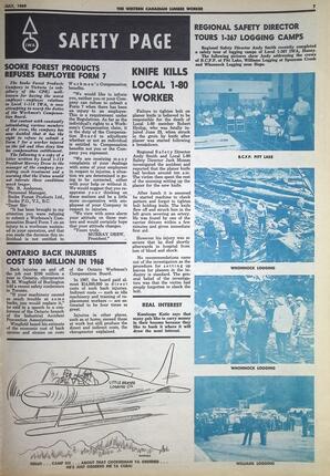   The Western Canadian Lumber Worker, Vol. XXXVII, No. 9, Jul. 1969   , page 7