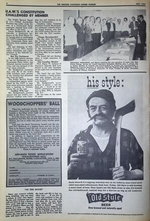   The Western Canadian Lumber Worker, Vol. XXXVII, No. 9, Jul. 1969   , page 4